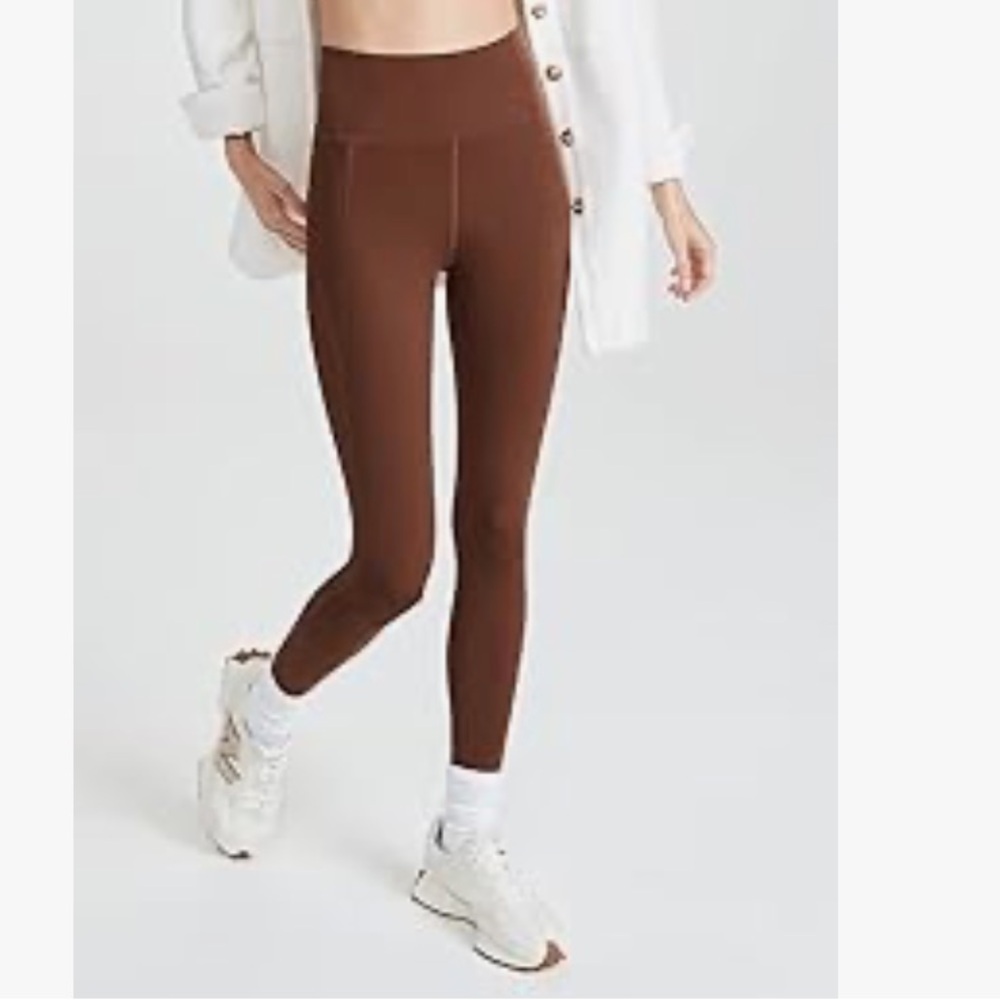 girlfriend collective Brown High-Rise Leggings